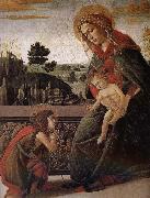 Sandro Botticelli Our Lady of John son and salute France oil painting artist
